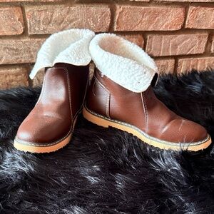 Brown Faux Fur Lined Boots
